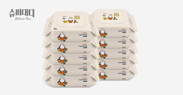 슈퍼대디x미피 소프트 50g 100매 10팩