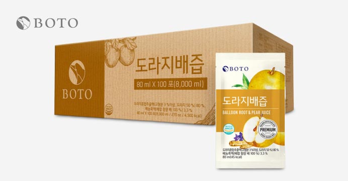 보뚜 도라지배즙 80ml 100포 실속형