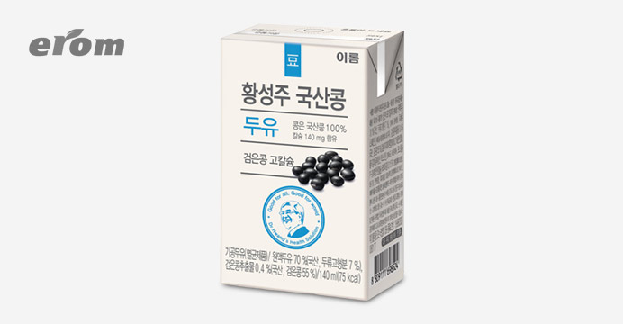 황성주 국산 검은콩 고칼슘두유 140mlX24팩