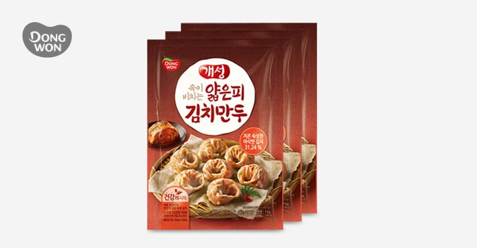 동원 개성얇은피 김치만두 1kg x 3봉