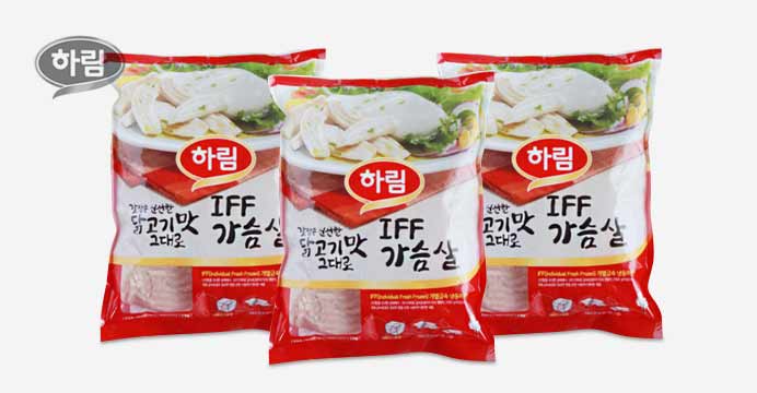 하림 냉동 닭가슴살 1kg 3봉