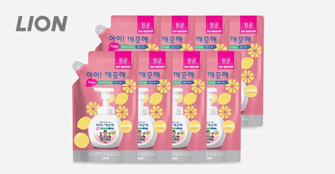 아이깨끗해 핸드워시 200ml 리필 8개