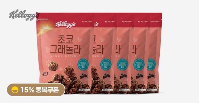 초코�!   �래놀라 400g 3봉지 + 2봉지 더