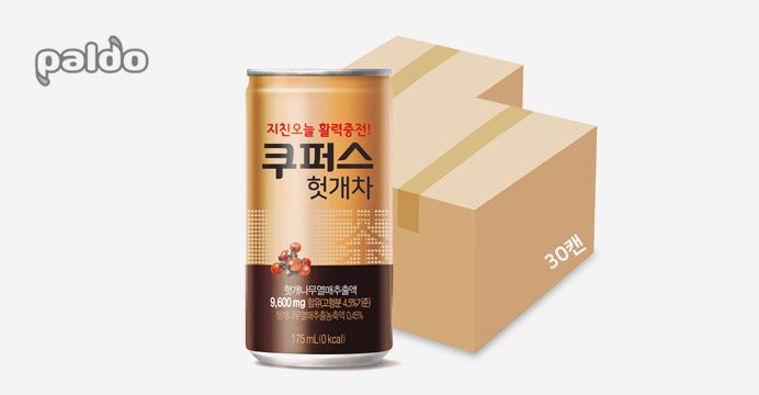 팔도 쿠퍼스 헛개차 175ml x 60캔 (2박스)