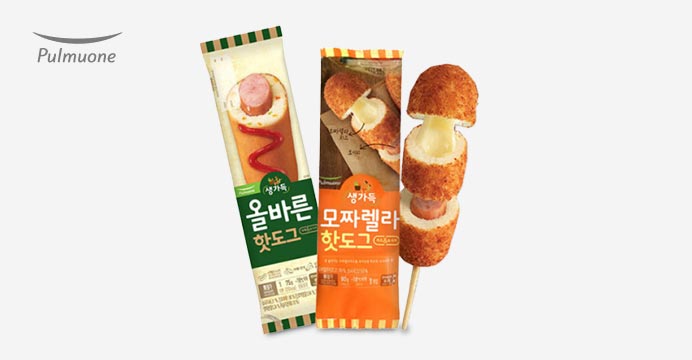 풀무원 생가득 올바른+모짜렐라 핫도그 총 30개