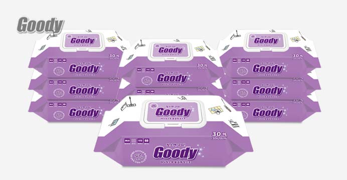 청소엔구띠 도톰한 물걸레청소포 30매x10팩