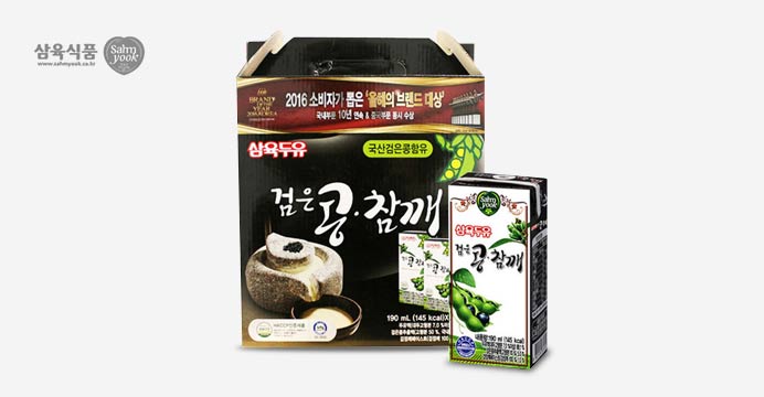 삼육 검은콩참깨두유 190ml 48팩