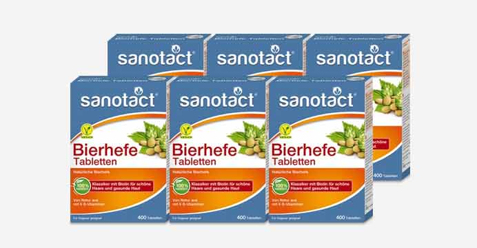 탈모영양제 자노닥트 맥주효모 400정 6세트