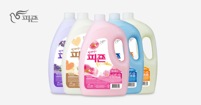 피죤 섬유유연제 3100ml 4개 골라담기