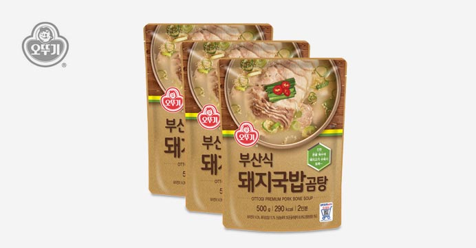 오뚜기 부산식 돼지국밥곰탕 3팩