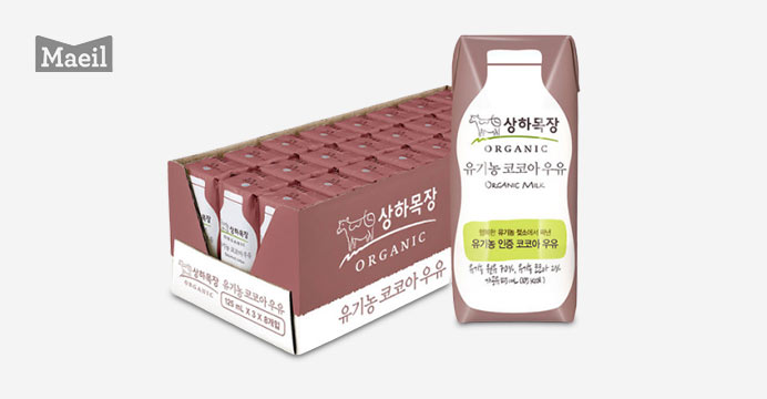 상하목장 유기농 코코아우유 125ML 24팩