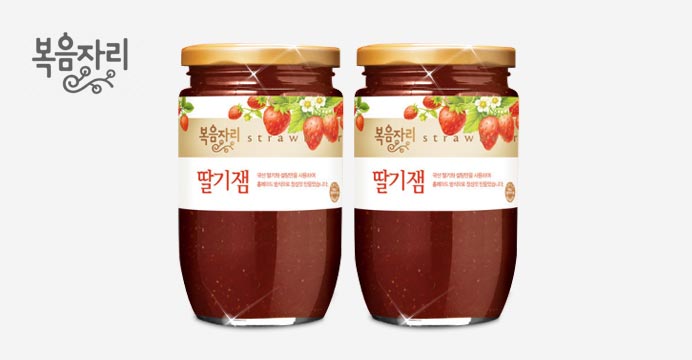 복음자리 햇딸기잼 500!   g+500g