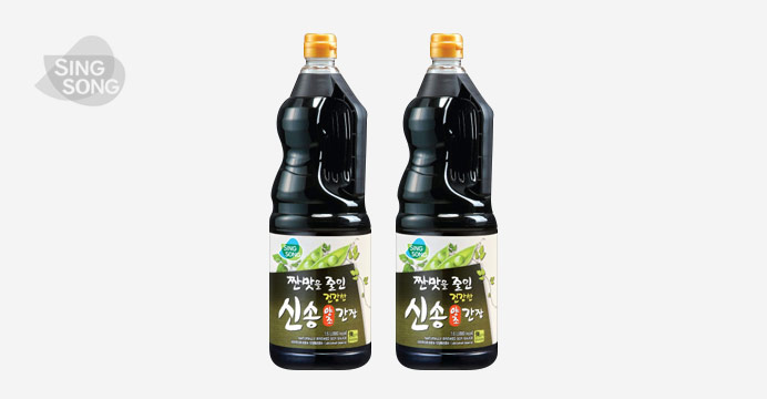 신송 짠맛 줄인 건강한 양조간장 1+1