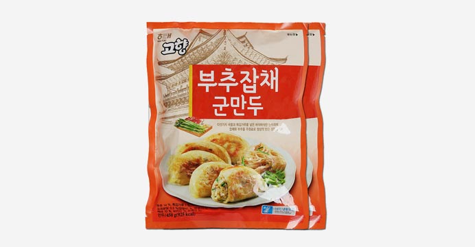 해태 고향만두 부추잡채군만두450gx4봉