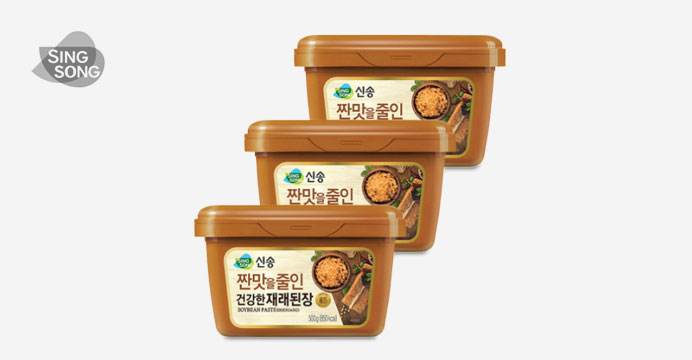 신송 짠맛 줄인 재래된장 500g 총 3팩