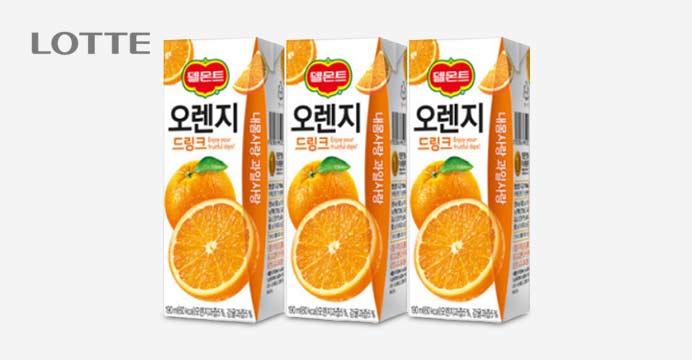 롯데칠성 델몬트드링크팩 190mlx24팩