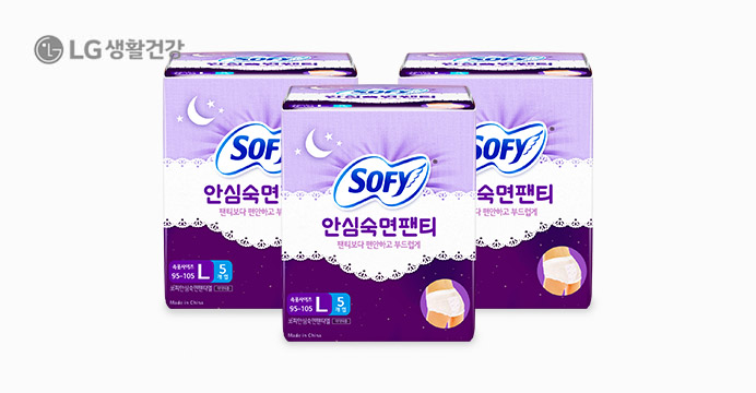 안심숙면팬티 5P x 3팩