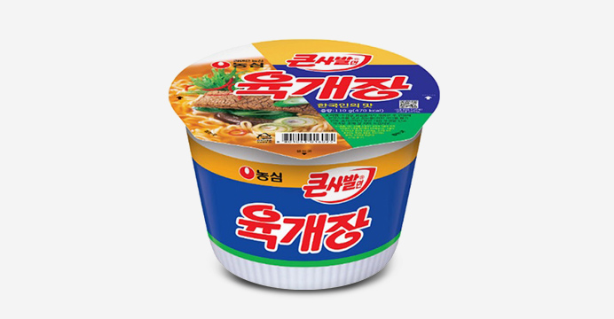(스마일클럽) GS25 농심 육개장큰사발