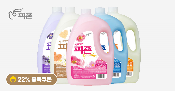 피죤 섬유유연제 3100ml x 6개