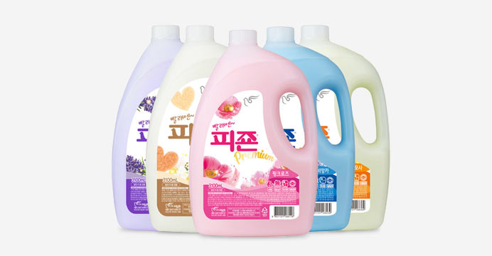 피죤 섬유유연제 3100ml x 4개