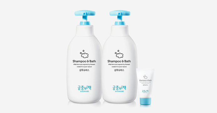 궁중비책 샴푸n바스 350mlX2개+30ml