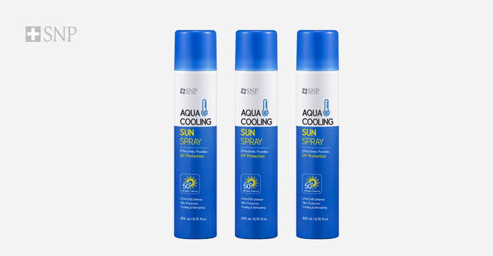 (1+1+1)SNP 아쿠아 쿨링 선스프레이 200ml 3개