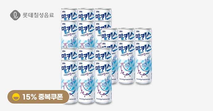 밀키스 250ml 6번들 3입 (18캔)