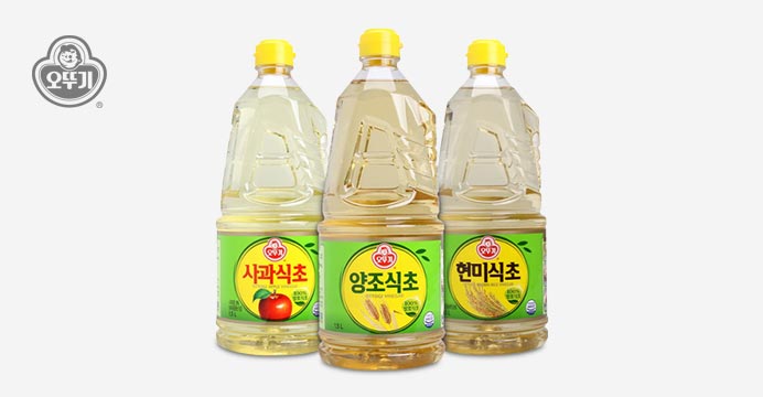 오뚜기 양조/사과/현미식초 1.5L x 2개