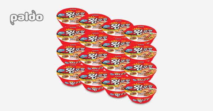 팔도 미니왕뚜껑 80g 16개 (1박스)
