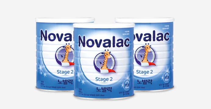 프랑스 노발락 프리미엄 분유 2단계 800g 3캔