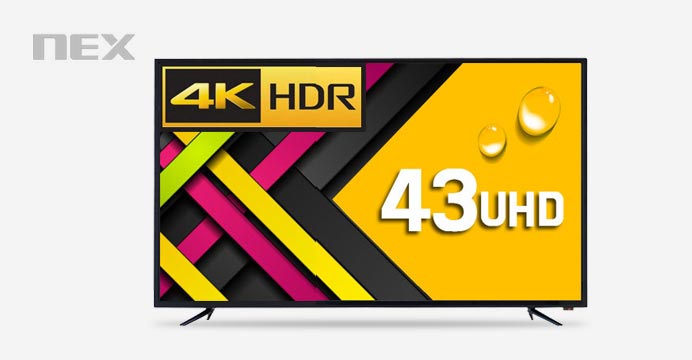 넥스 43인치 UHD TV 무결점 LG패널