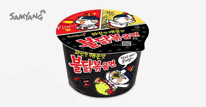 불닭볶음면 큰컵 105g x 16개