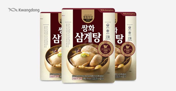 중복! 광동약선 쌍화삼계탕 1000g x 3봉