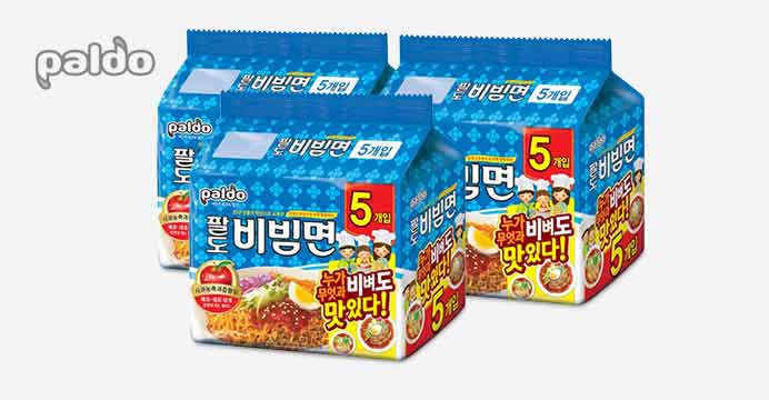 팔도 비빔면 130g (5봉입) x 3팩