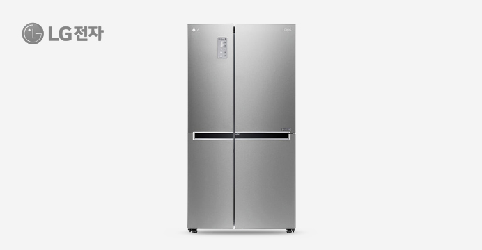 LG디오스 양문형 냉장고 S831SS30Q 821L
