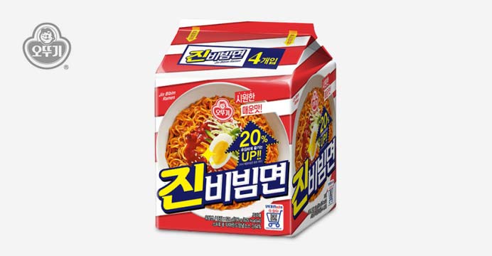 오뚜기 진비빔면 멀티팩