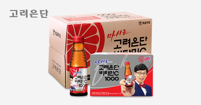 마시는 고려은단 비타민C1000 100mlX100병