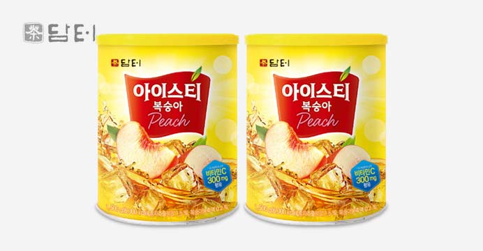 담터 아이스티 복숭아 1500g 2통