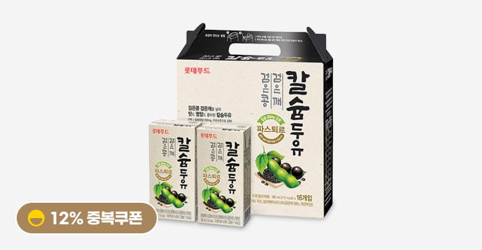 파스퇴르 검은콩깨 칼슘두유 190mlx48팩