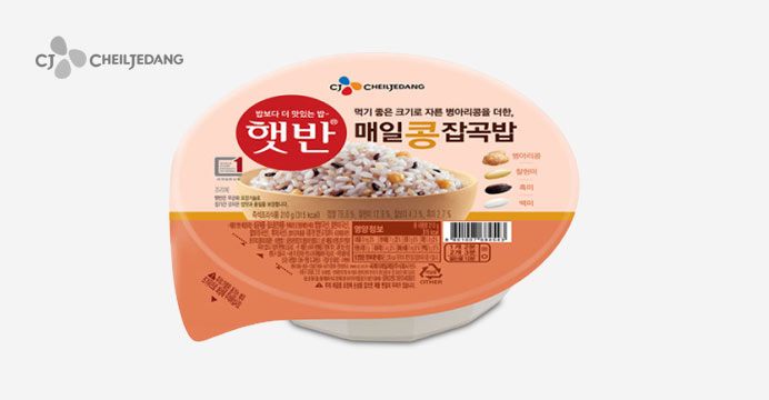 햇반 매일콩잡곡밥 210g 24개