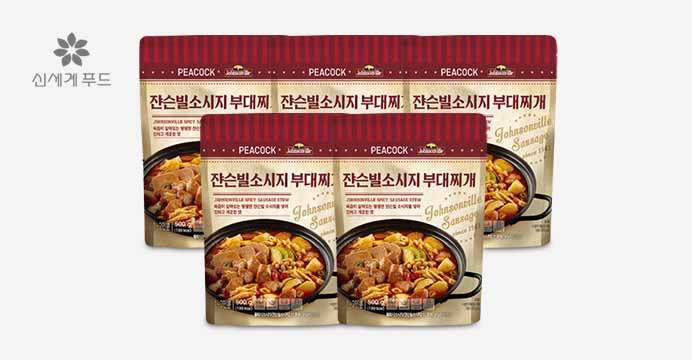 쟌슨빌소시지 부대찌개 500g X 5봉