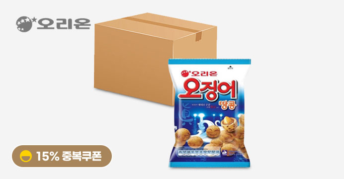 오징어땅콩/무뚝뚝감자칩/꼬북칩 스낵1BOX