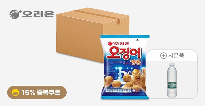 오징어땅콩/무뚝뚝감자칩/꼬북칩스낵1BOX