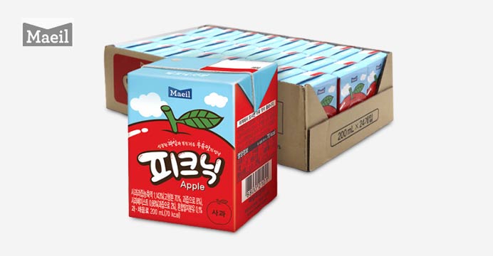 피크닉 사과 200ML 24팩