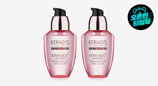 케라시스 케라마이드 극손상 클리닉 헤어 세럼 70ml 2개