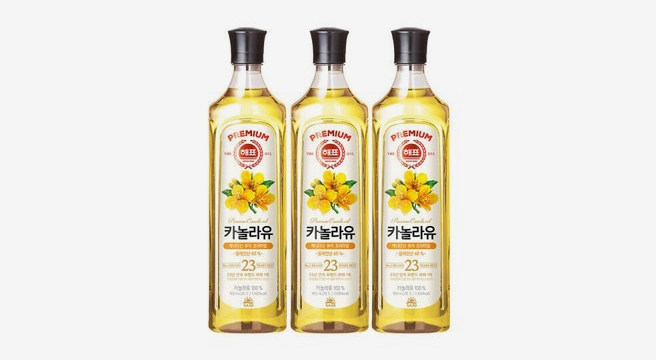 사조 카놀라유 900mL x 3개