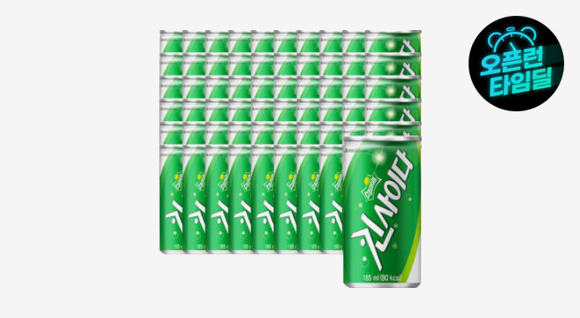 스프라이트 킨사이다 185ml x 60캔