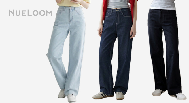 NUELOOM 26SS 리오셀 썸머 와이드 데님팬츠(숏/롱) 데일리 하이웨스트