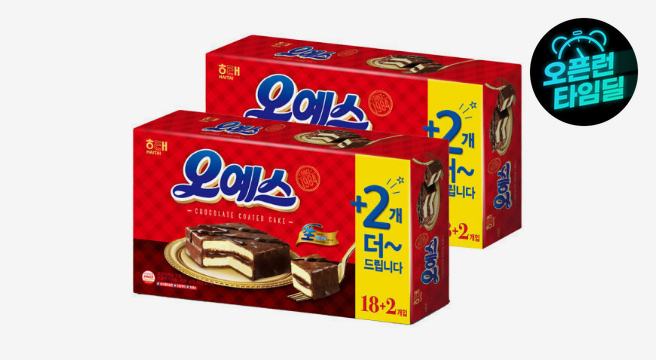 오예스 18+2 (20개입) x 2개 / 총 40개