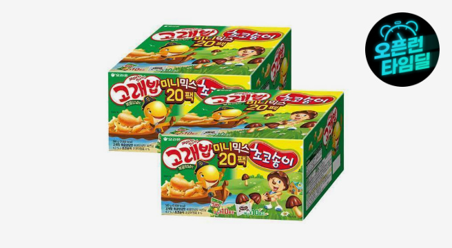 오리온 고래송이미니 20P 560g X 2개